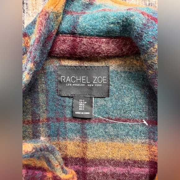 Rachel Zoe Multicolor Plaid Coat - Picture 2 of 2